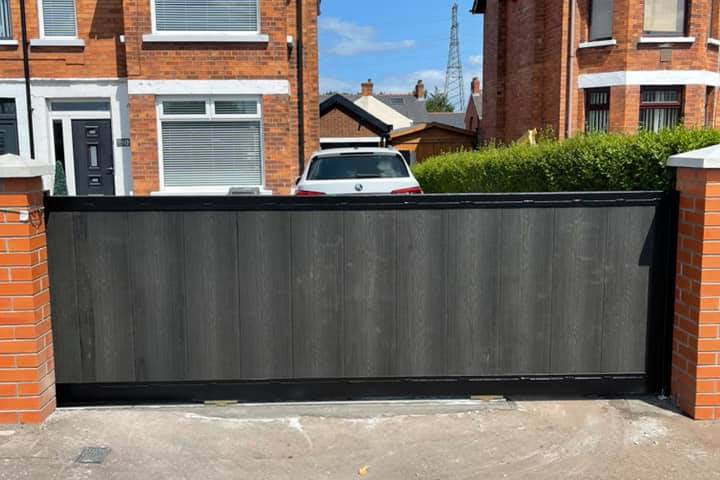 Composite driveway gate